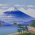 大きな富士山の絵を描く、銭湯絵公開作成！いい風呂の日イベントを綱島に見に行きませんか？[11月26日、綱島源泉湯けむりの庄]