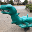 恐竜の遊具がある公園。松風台第二公園に行ってきました。