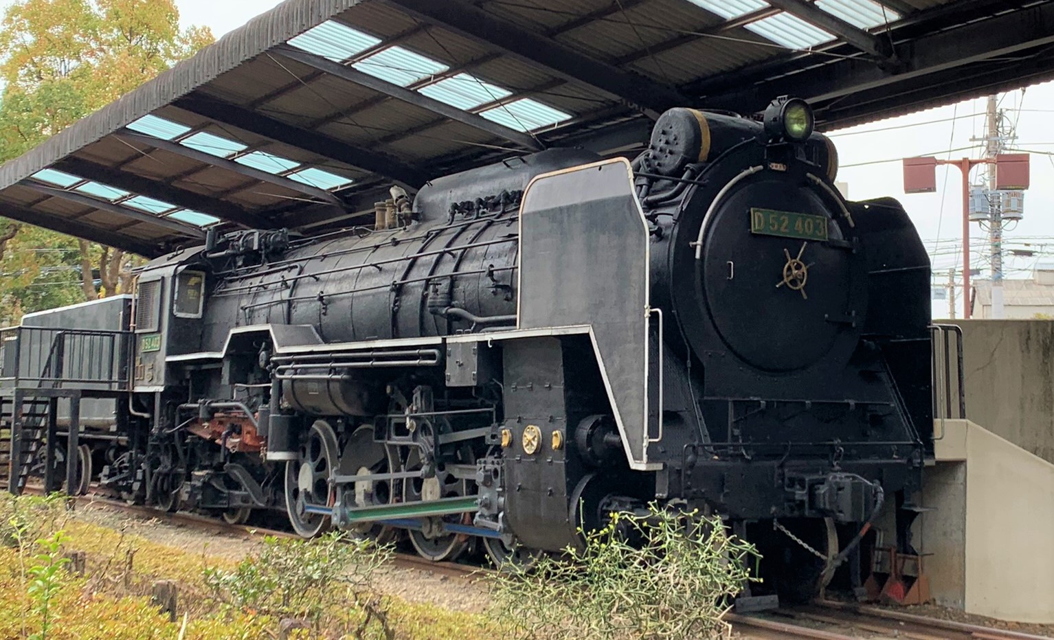 文化公園：日本最大級のSL機関車・D52が街中に！博物館、美術館